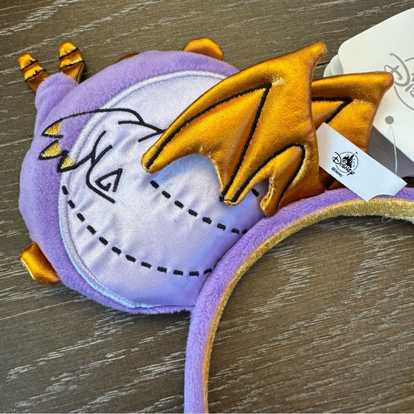 NWT. Figment Disney Parks 2023 Epcot Soft Plush Figment Ear Headband for Adults. - Picture 2 of 11